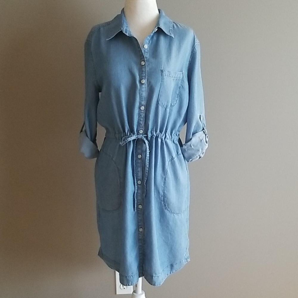 Athleta tencel denim dress